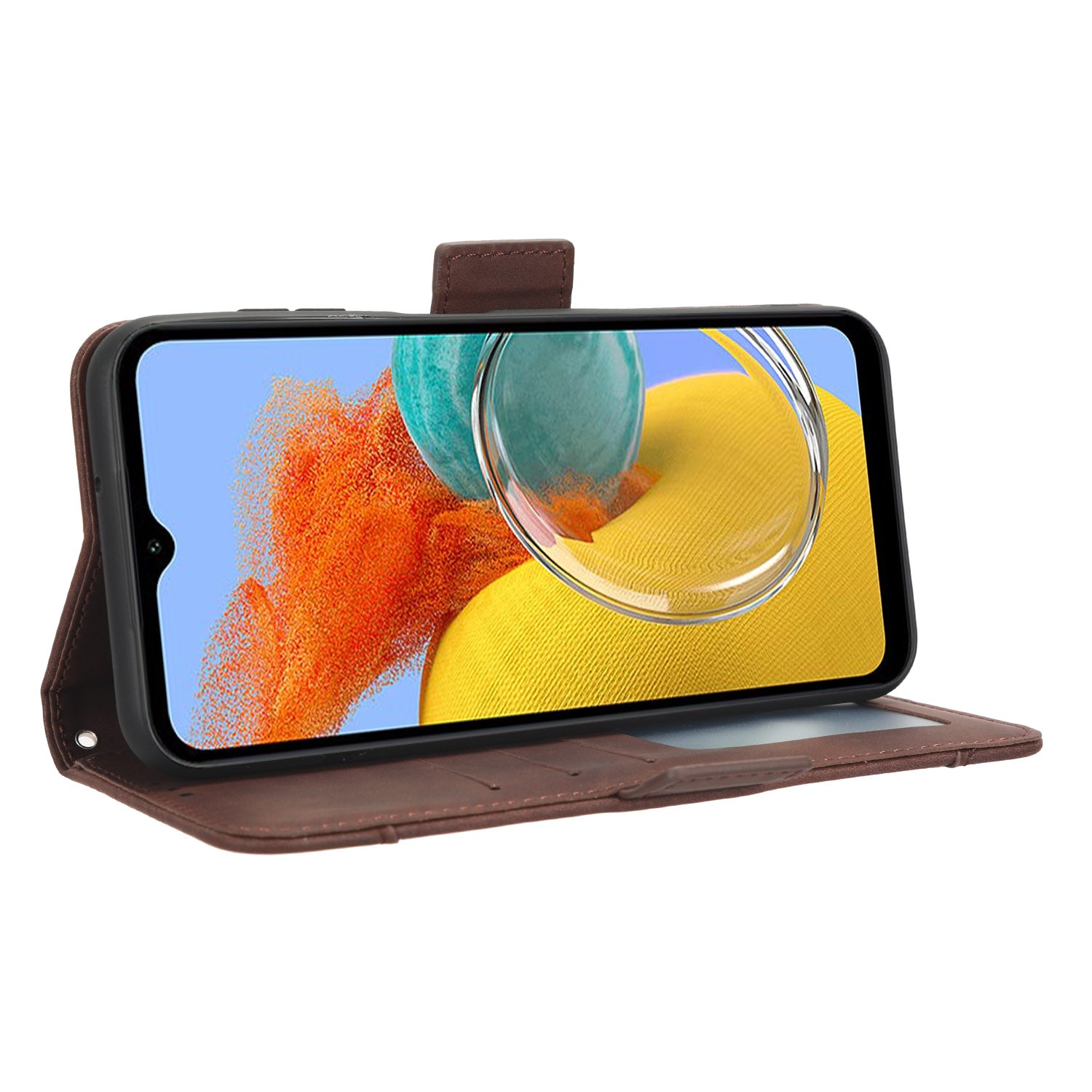Wallet PU Leather Case for Samsung Galaxy M14 5G Multiple Card Slots Phone Stand Cover Wallet PU Leather Case for Samsung Galaxy M14 5G Multiple Card Slots Phone Stand Cover